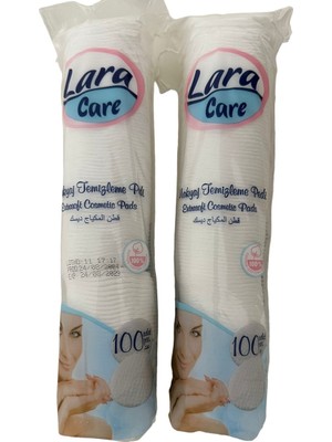 Lara Care Makyaj Temizle Pamuğu 100'lü x 6 Paket - 600 Adet