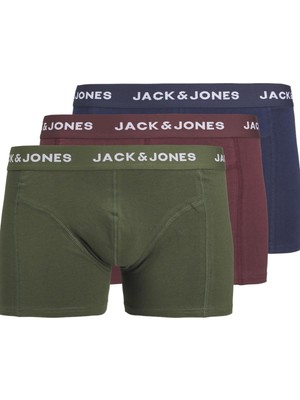 Jacteo Solıd Trunks 3 Pack LACİVERT12259080