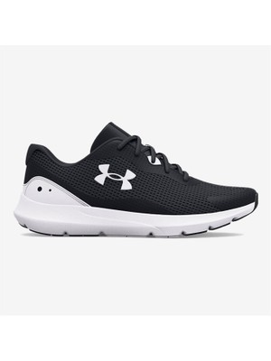 Under Armour Ua Surge 3 Siyah-Beyaz-Beyaz Erkek Koşu Ayakkabısı