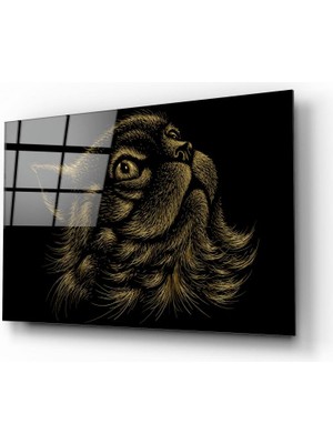 Barel Storm Kedi Cam Tablo | , Dekoratif, Ofis, Mutfak