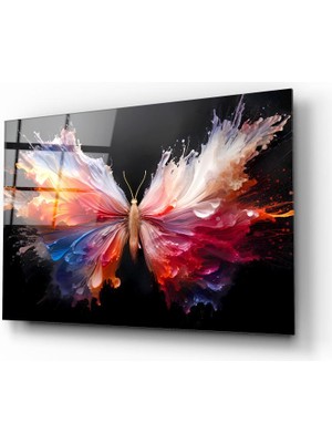 Barel Storm Kelebek Cam Tablo |  Dekoratif, Ofis, Mutfak