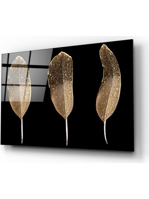 Barel Storm Gold Tüyler Cam Tablo |  Dekoratif, Ofis, Mutfak