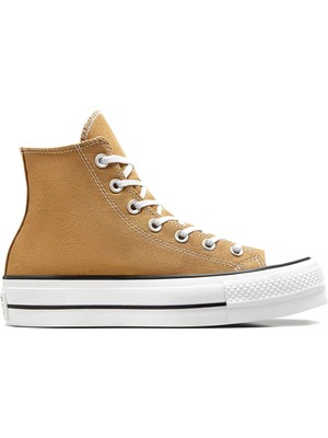 Converse Chuck Taylor All Star Lift Platform Kadın Kahverengi Sneaker Ayakkabı A07210C