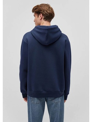 Mavi Erkek Sweatshirt Lacivert M0S10275-70490 Kapüşonlu  Loose