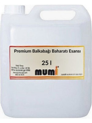 Premium Pumpkin Spice Mum Esansı 25 Litre
