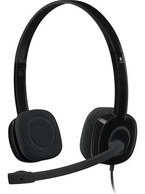 LOGITECH H151 Kablolu Stereo Kulaklık Var Mikrofon 1,8 m Siyah Renkli Aktif Gürültü Önleme