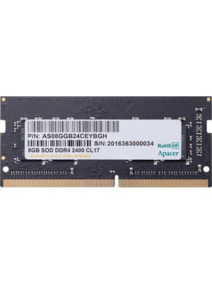 Apacer 8GB (1x8GB) 3200Mhz CL22 DDR4 Notebook SODIMM Ram Fiyatı