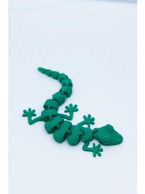 NBShop 3D Hareketli Kertenkele Figürlü Oyuncak - Yeşil