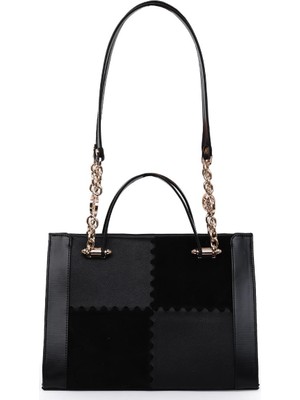 Matmazel Dschubba Siyah El ve Omuz Çantası