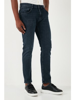 Buratti Streç Pamuklu Slim Fit Normal Bel Boru Paça Jeans Erkek Kot Pantolon 3300S17TOKYO