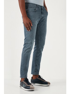 Buratti Streç Pamuklu Regular Fit Normal Bel Boru Paça Jeans Erkek Kot Pantolon 2210S02PARMA