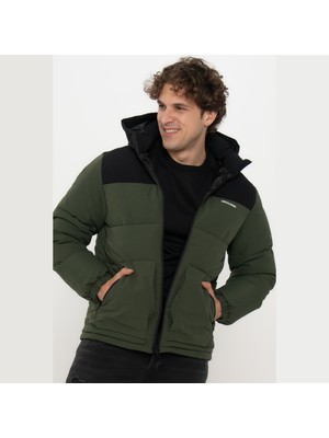 Jack & Jones Erkek Kapüsonlu Fermuarli Puffer Mont - Otto