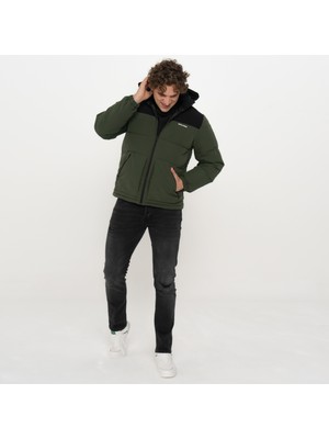 Jack & Jones Erkek Kapüsonlu Fermuarli Puffer Mont - Otto