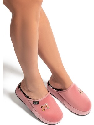 Twigy Kelebek Kadın Ev Terliği Pembe 36/40