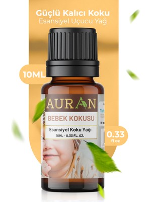 Auran Bebek Kokusu Esansiyel Uçucu Koku Yağı Buhurdanlık Yağı Difüzör Esansı Hobi Esans Ortam Oda 10ml