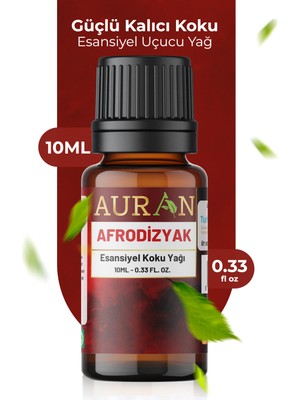 Auran Afrodizyak Esansiyel Uçucu Koku Yağı Buhurdanlık Yağı Difüzör Esansı Hobi Esans Ortam Oda 10ml