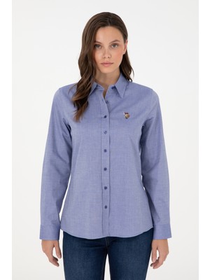 U.S. Polo Assn. Kadın Mavi Gömlek Basic 50295710-VR212