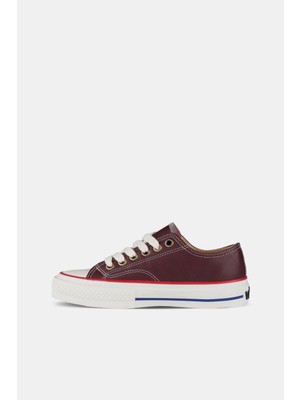 Vicco Navar Basic Unisex Genç Bordo Sneaker