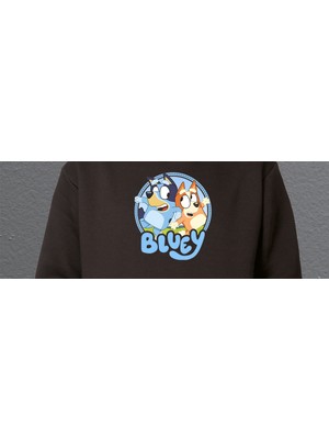 Bumeta Bluey Bandit Heeler Chilli Heeler Sweatshirt Unisex Kapüşonlu Hoodie