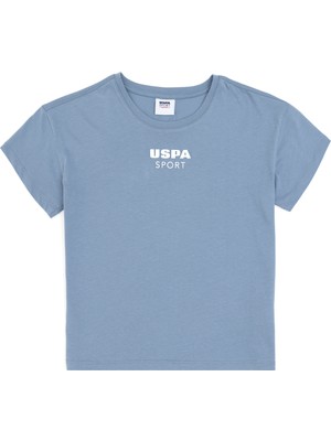 U.S. Polo Assn. Erkek Çocuk İndigo Bisiklet Yaka Tişört 50281808-VR028