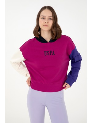 U.S. Polo Assn. Kadın Fuşya Sweatshirt 50291269-VR023