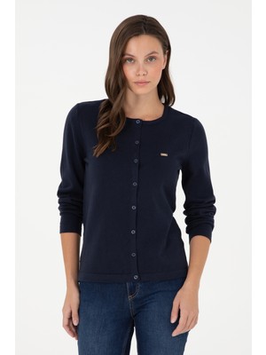 U.S. Polo Assn. Kadın Lacivert Hırka (Triko) 50288996-VR033
