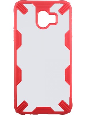 Nettech Samsung Galaxy J400 J4 Uyumlu Çerçeve Görünümlü Arka Koruma Kılıf