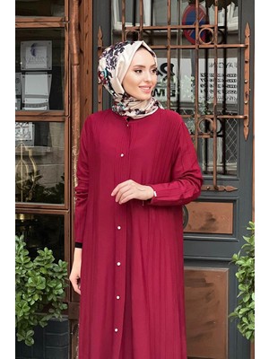 Invee Triko Hırka 6988 Bordo