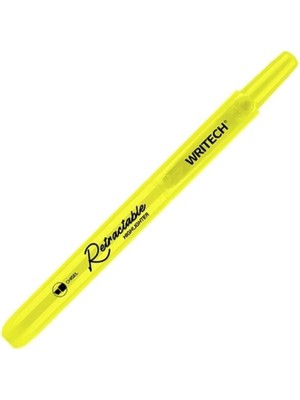 Writech W-805S 12'li Kutu Neon Sarı Basmalı Fosforlu Kalem - Ofis ve Okul İçin İdeal