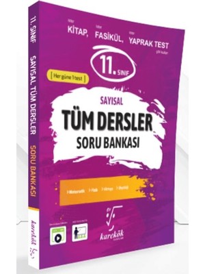 Karekök Yayıncılık 11. Sınıf Tüm Dersler Soru Bankası (Sayısal)