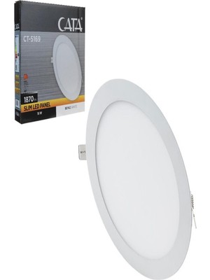 18W LED Panel Armatür Beyaz CT-5169