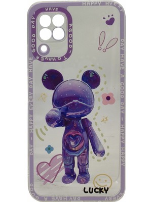 Nettech Huawei P40 Lite Uyumlu Kristal Carachter Seri Arka Koruma Kılıf