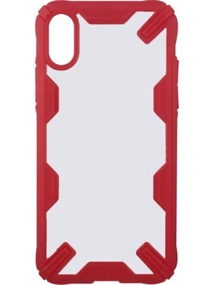 Nettech Apple iPhone Xs Max Uyumlu Çerçeve Görünümlü Arka Koruma Kılıf