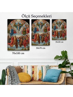 MapCraft Albrecht Dürer - Üçlü Birliğin Hayranlığı Tablo - Adoration Of The TRINITY-8054