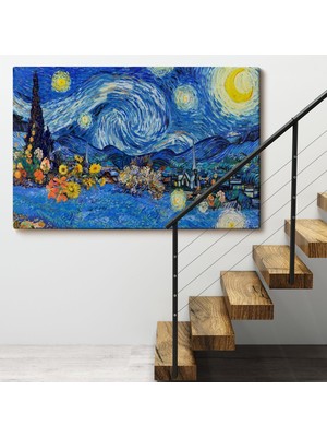 MapCraft Vincent Van Gogh - Yıldızlı Geceler Tablo - Starry NIGHT-7172