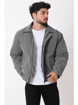 Stil Kombin Yakalı Bel Lastikli Nova Mevsimlik Mont Bl 1759_60300
