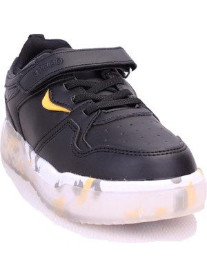 Vicco Monaco 346F24K304 Siyah Ortopedik  Günlük Erkek Çocuk Spor Ayakkabı