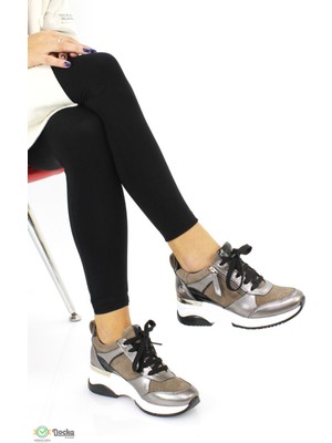 Kadın Hakiki Deri Ortopedik Spor Tarz Günlük Ayakkabı M24/KA345