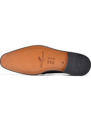 Siyah Klasik Loafer Erkek Ayakkabı -9048-