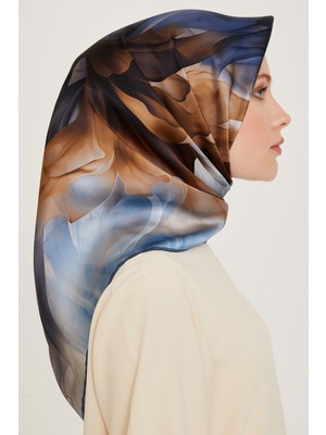 Yeni Sezon - 2024 Sonbahar Kış - Dj Saf Ipek Eşarp 9448D (S)  ( Sura)- 03686