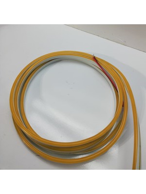 En Parlak Neon LED 12 Volt Amber Işık Dış Mekan 20 Metre