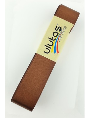 Kahve Saten Kurdele 3 cm 10 mt