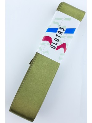 Zeytin Yeşili Saten Kurdele 3 cm 10 mt