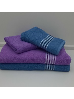 Sertay 50X90/85X150 Eko Kare Armül Banyo/el  Havlu Seti 4 Parça Set-2/3