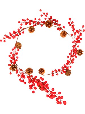 Kapella Garland 150cm Kozalaklı Berry