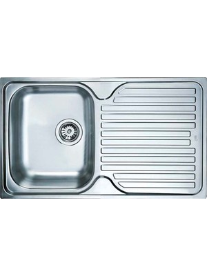 Teka Princess 50 B Mikro Keten Dokulu Tek Gözlü Sağ Damlalıklı Eviye (TEKA.40109053)