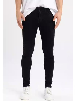 DeFacto Denim Trousers Black