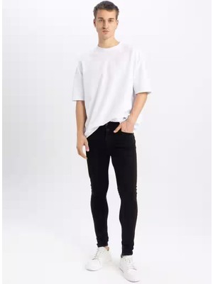 DeFacto Denim Trousers Black