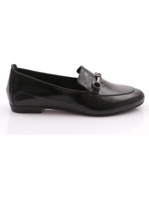 DGN 707 Kadın Aksesuarlı Loafer Ayakkabı