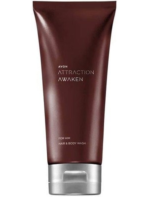 Avon Attraction Awaken Erkekler İçin Saç ve Vücut Şampuanı 200 ml